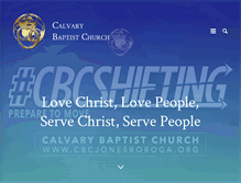 Tablet Screenshot of cbcjonesboroga.org